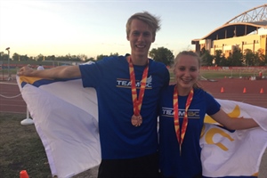 Four medals for track and field athletes