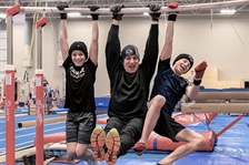 Trampoline athletes ready to jump into action