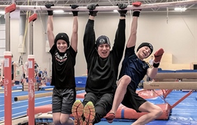 Trampoline athletes ready to jump into action