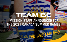 Team BC Mission Staff Announced for the 2021 Canada Summer Games
